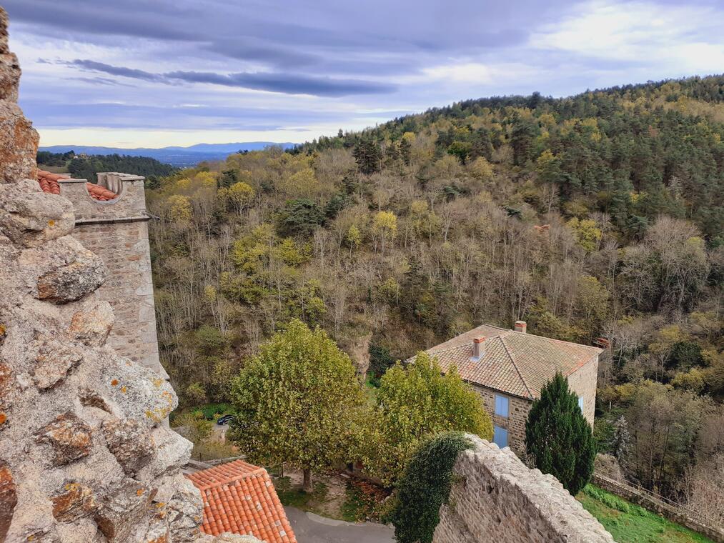 Vue depuis le Donjon d'Ecotay