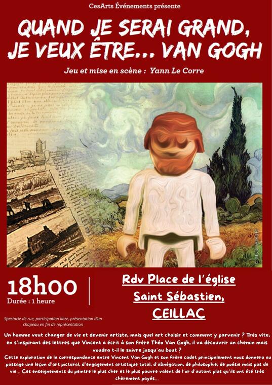 Spectacle : Quand je serai grand je veux être Van Ghog !_Ceillac