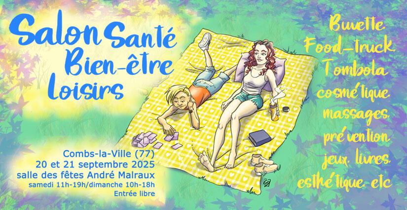 Affiche du salon santé, bien-être et loisirs