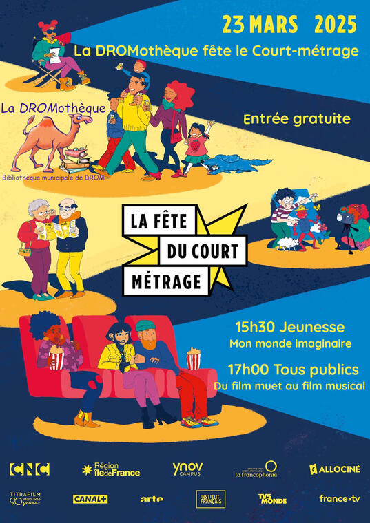 Affiche Court métrage 2025 DROMothèque