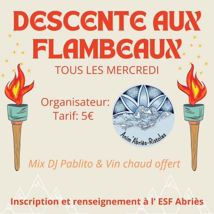 Descente aux flambeaux en musique_Abriès-Ristolas