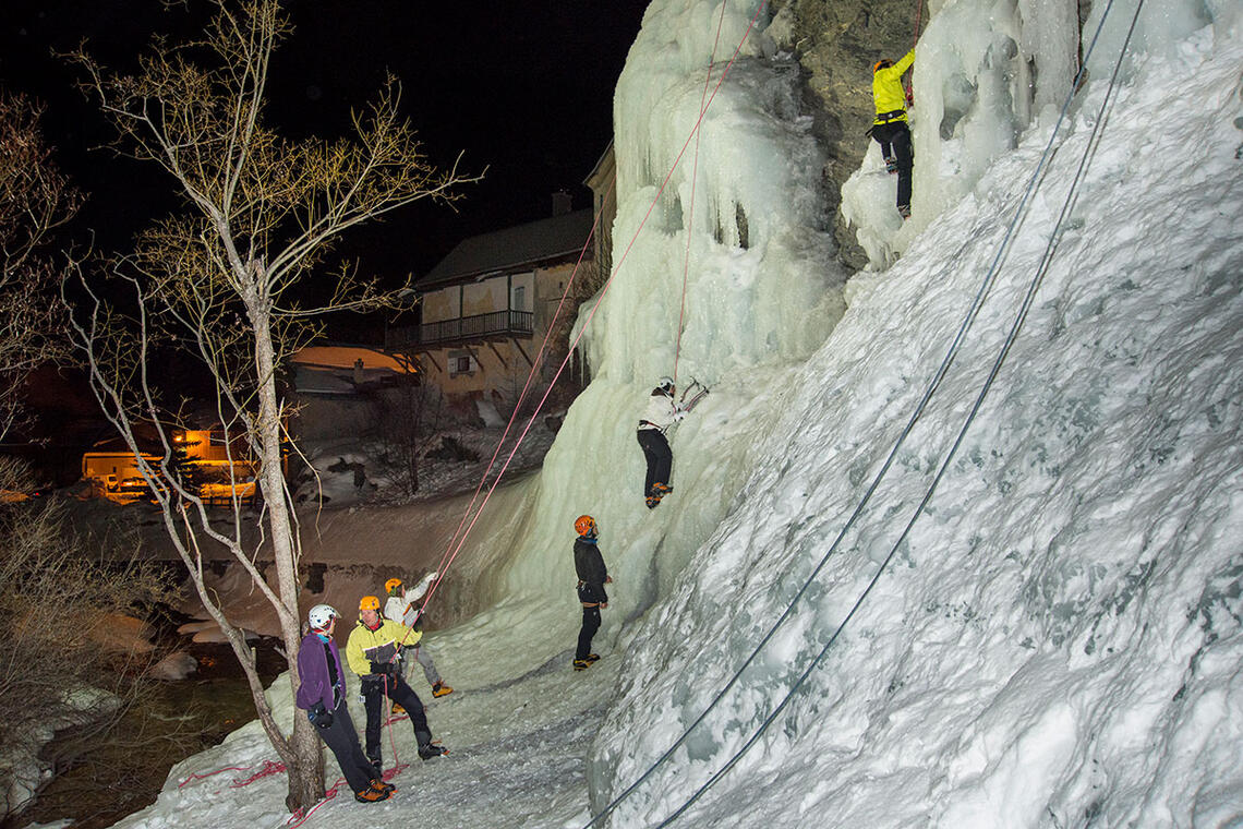 Animation cascade de glace