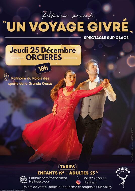 Spectacle sur Glace par Patinair_Orcières