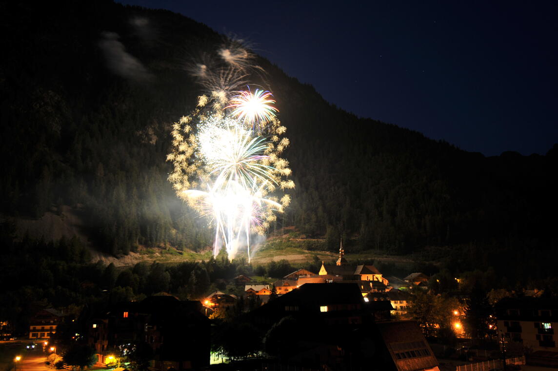 Feux d'artifice Abondance