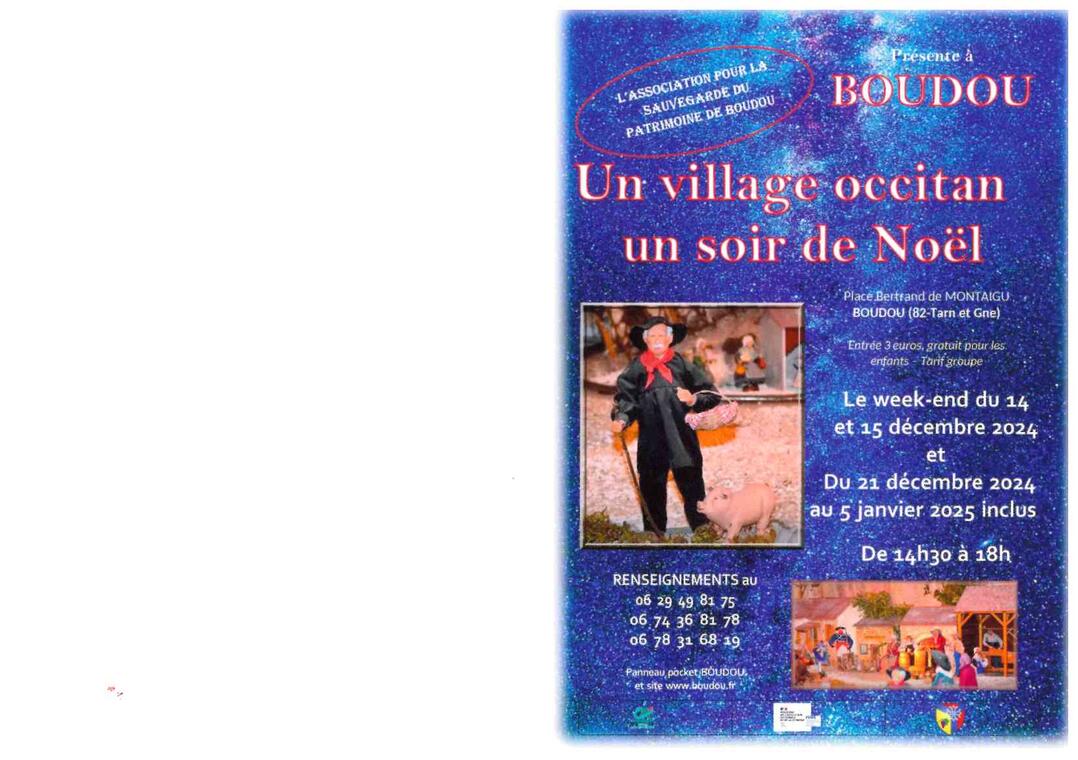 Un village occitan à Noël 2024_Boudou