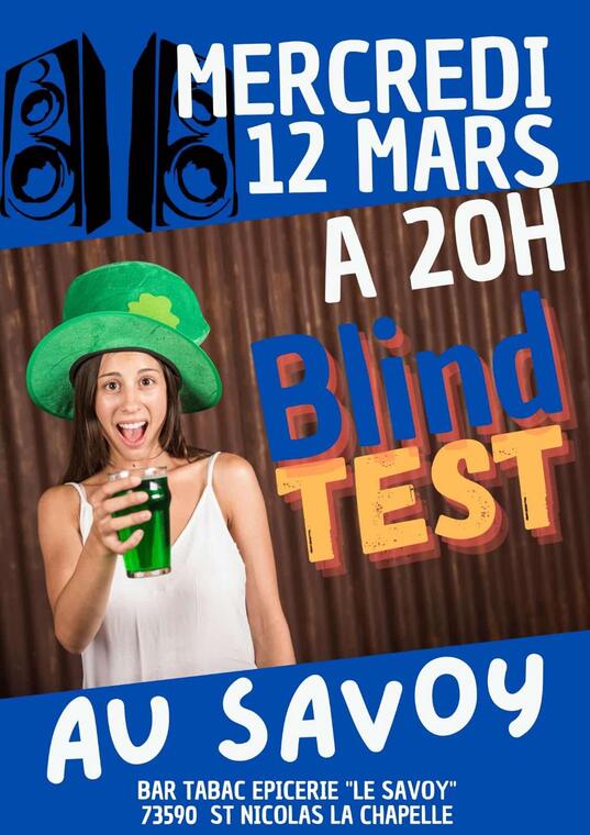 Blind test au Savoy_Saint-Nicolas-la-Chapelle