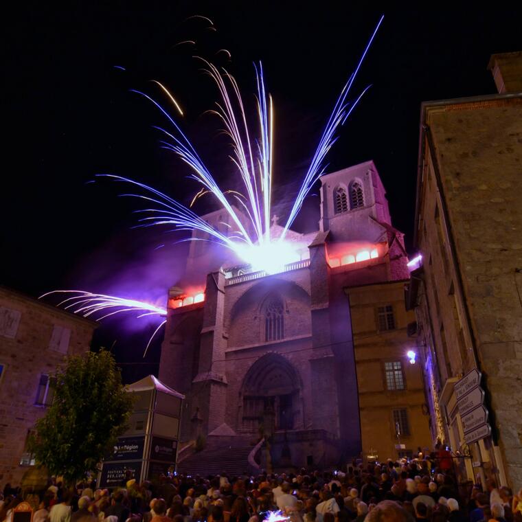 EVE-Feu d'artifice-Festival de La Chaise-Dieu