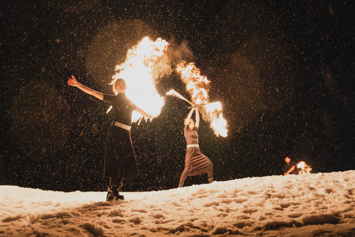 Scènes féériques | Le Cirque Lumineux_Champéry