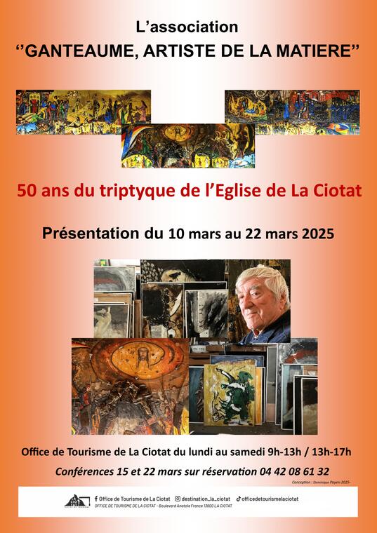 Les 50 ans du triptyque de Gilbert Ganteaume de l'église Notre Dame de l'Assomption_La Ciotat