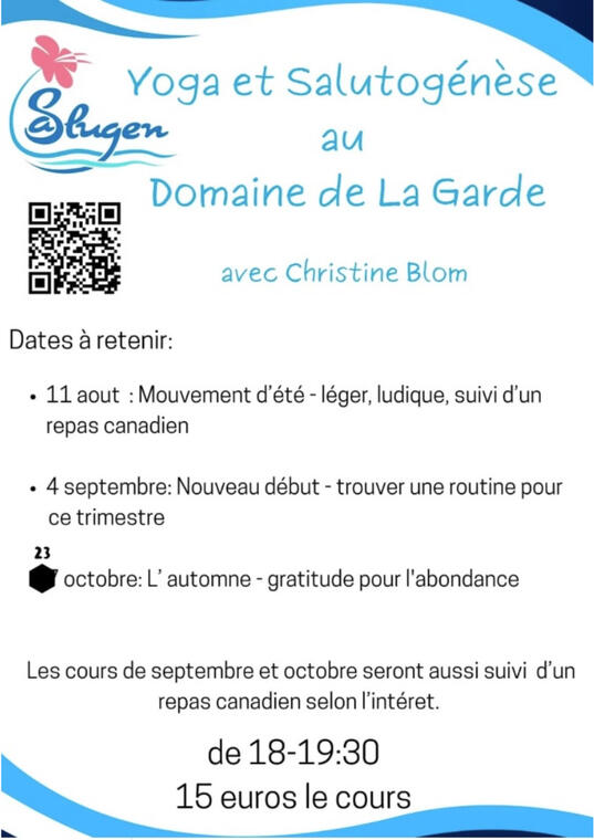 Visuel Yoga et Salutogénèse au Domaine de La Garde_Bourg-en-Bresse