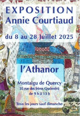 Exposition Annie Courtiaud à l'Athanor_Montaigu-de-Quercy
