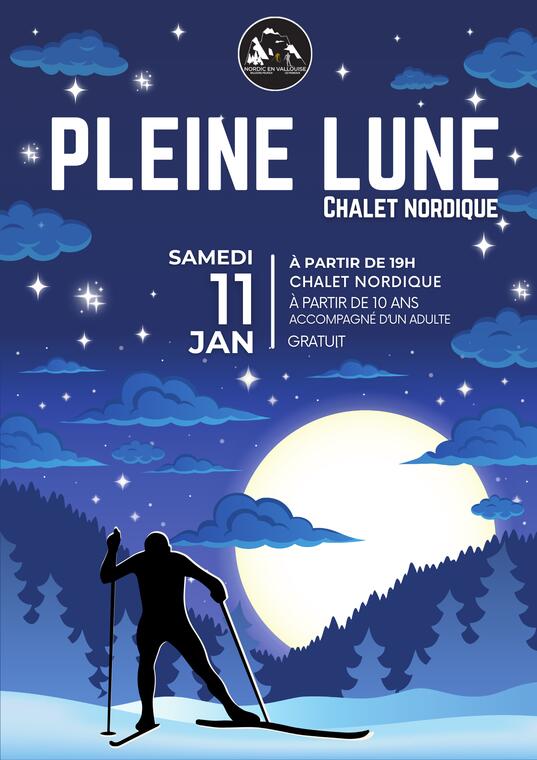 Soirée spéciale pleine lune en skis de fond !_Vallouise-Pelvoux