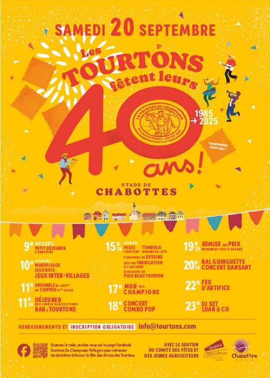 Les Tourtons fêtent leurs 40 ans !