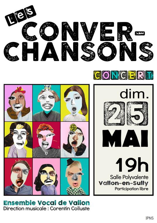 10ème Festival Remp'Arts : Les Converchansons, Ensemble Vocal de Vallon-en-Sully_Vallon-en-Sully