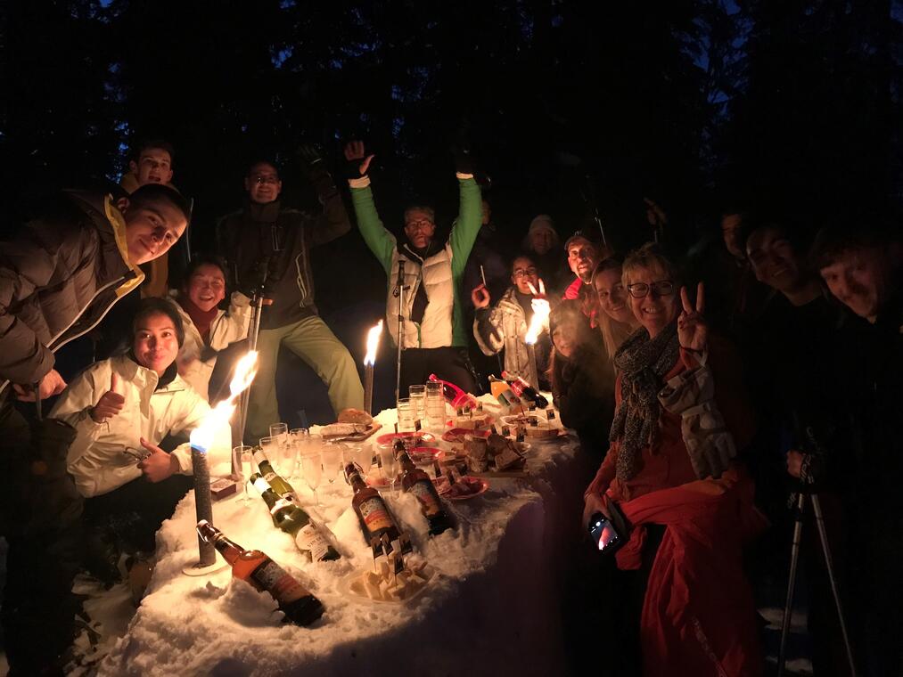 Apéro en forêt