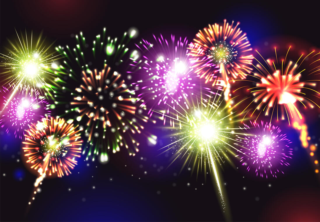 Musique live et feu d'artifice_Uriage