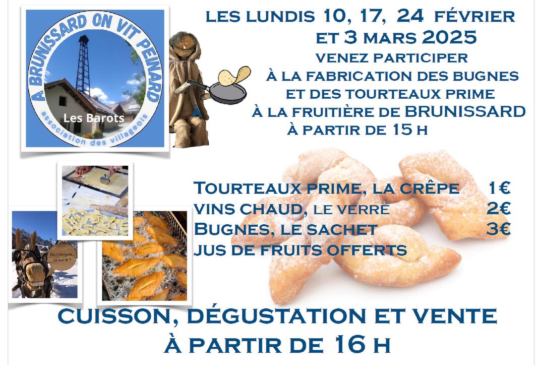 Fabrication de bugnes et de tourteaux prime !_Arvieux