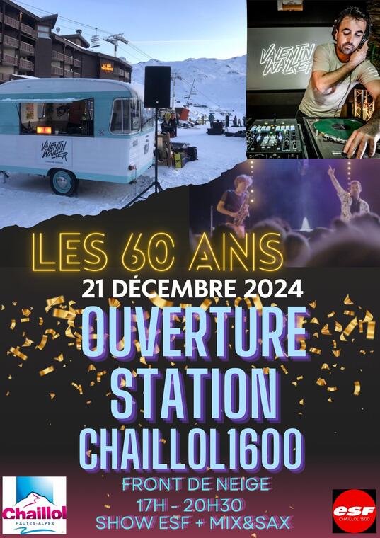 Ouverture de la Station Chaillol 1600 - LES 60 ANS_Saint-Michel-de-Chaillol