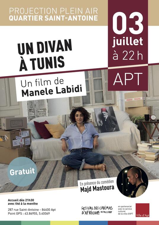 cinéma plein air/UN DIVAN A TUNIS_Apt