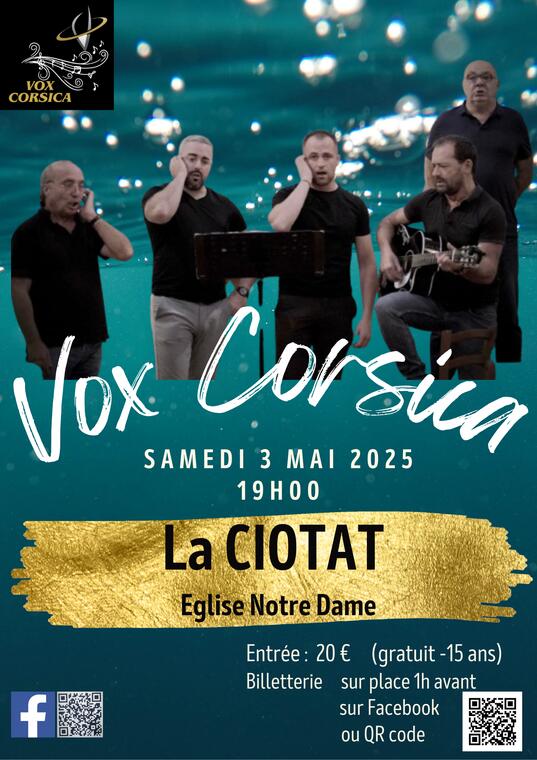 Concert Vox Corsica La Ciotat