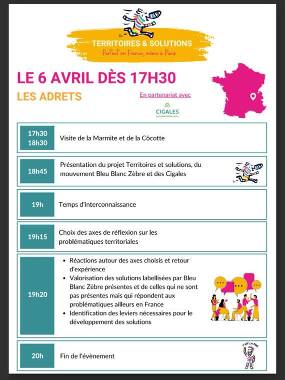 Affiche Les Adrets 6 avril