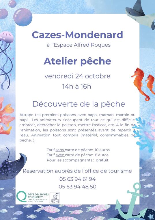 Animation pêche "Découverte de la pêche"_Cazes-Mondenard