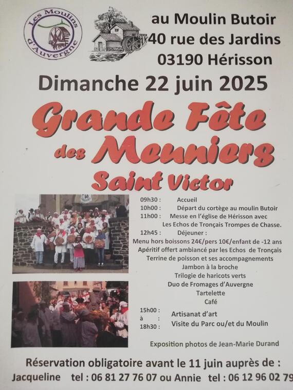 Grande fête des Meuniers- Fête de la Saint-Victor_Hérisson