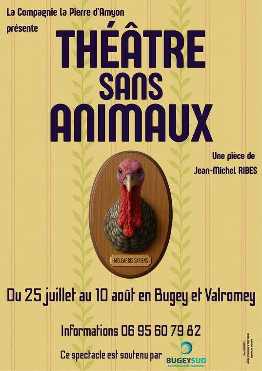 Spectacle estival en six saynettes "Théâtre sans animaux"_Virieu le Grand