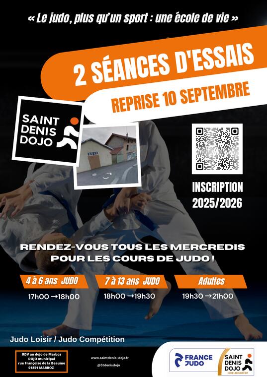 Rentrée du Judo à Marboz