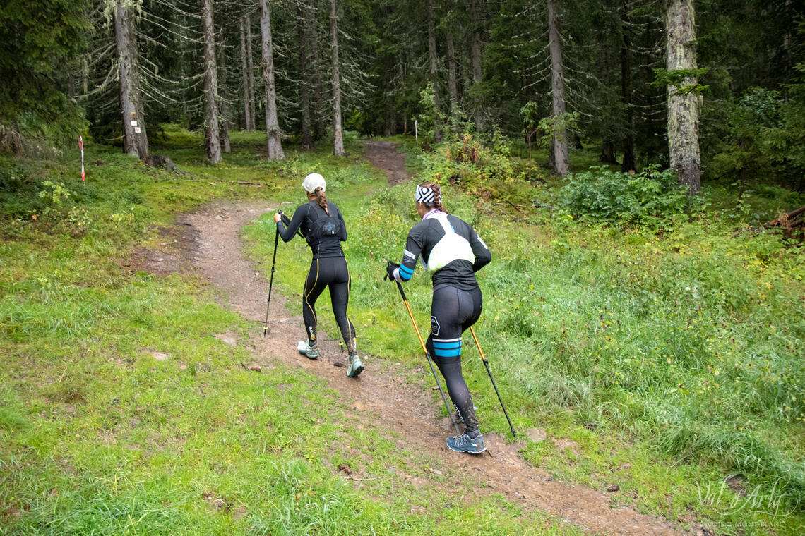 Parcours trail Du Roc des Évettes au Ban Rouge