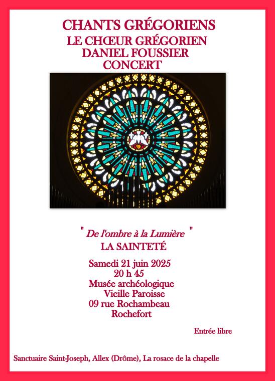 Concert de chants grégoriens