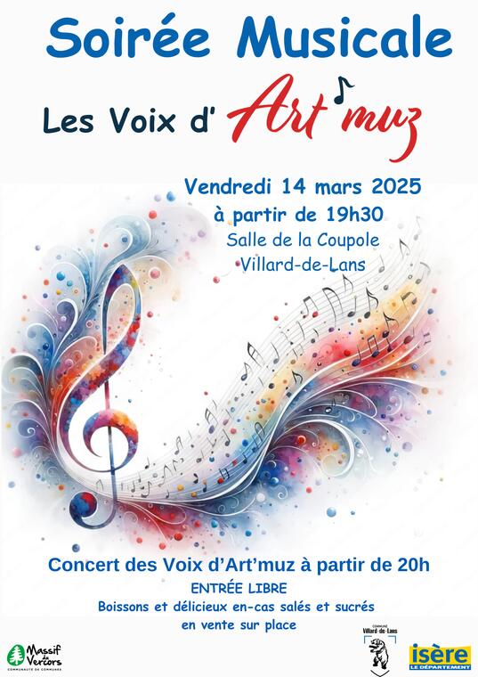 Soirée musicale - Les voix d'Art Muz -_Villard-de-Lans