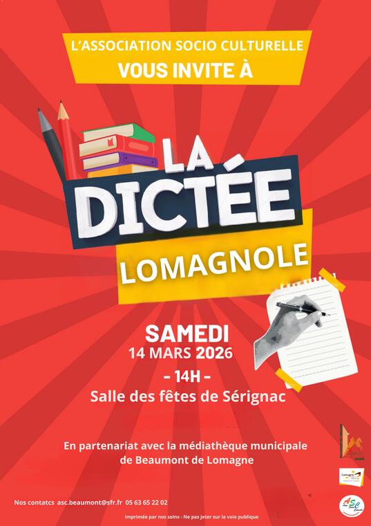 1ère dictée Lomagnole Intercommunale_Sérignac