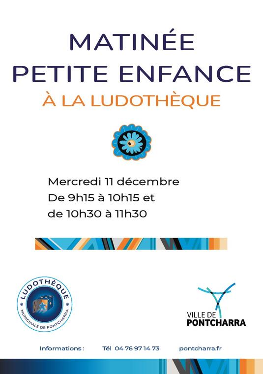 Matinée petite enfance mercredi 11 décembre_Pontcharra