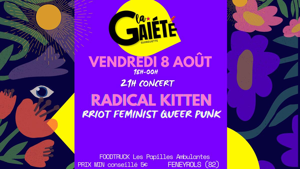 CONCERT RADICAL KITTEN [ rriot queer feminist post punk]