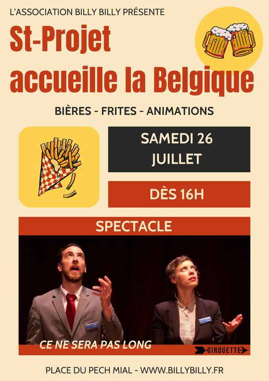 Affiche de la journée belge