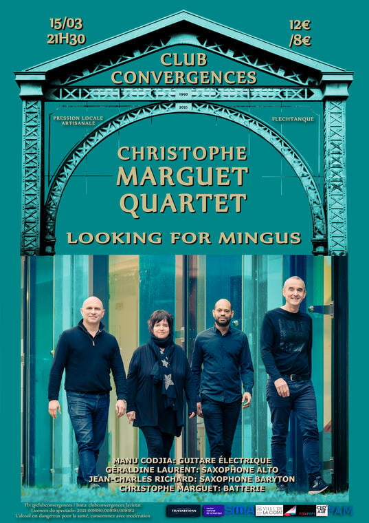 Concert Looking For Mingus par Christophe Marguet Quartet_La Ciotat