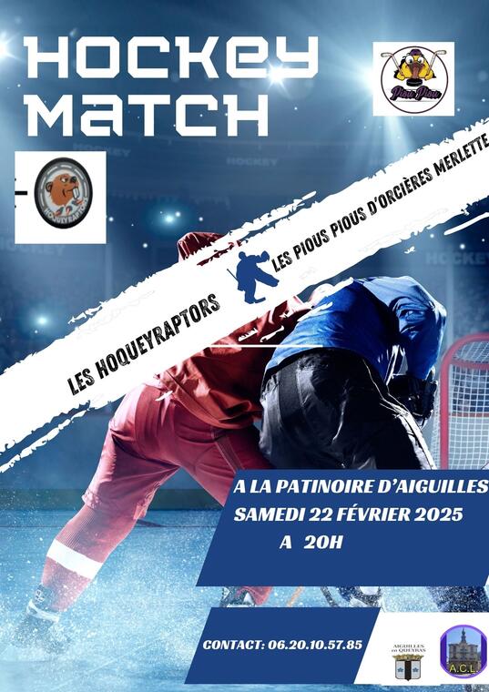 Match de Hockey sur Glace Aiguilles