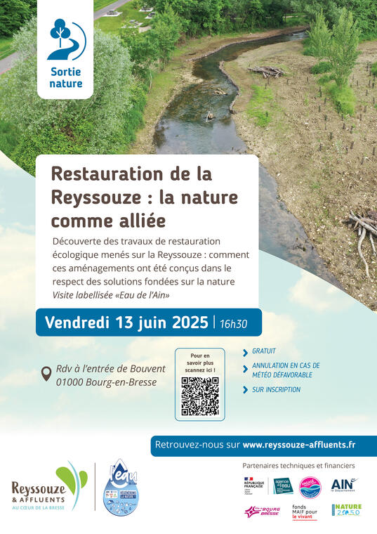 [Sortie nature] Restauration de la Reyssouze : la nature comme alliée_Bourg-en-Bresse