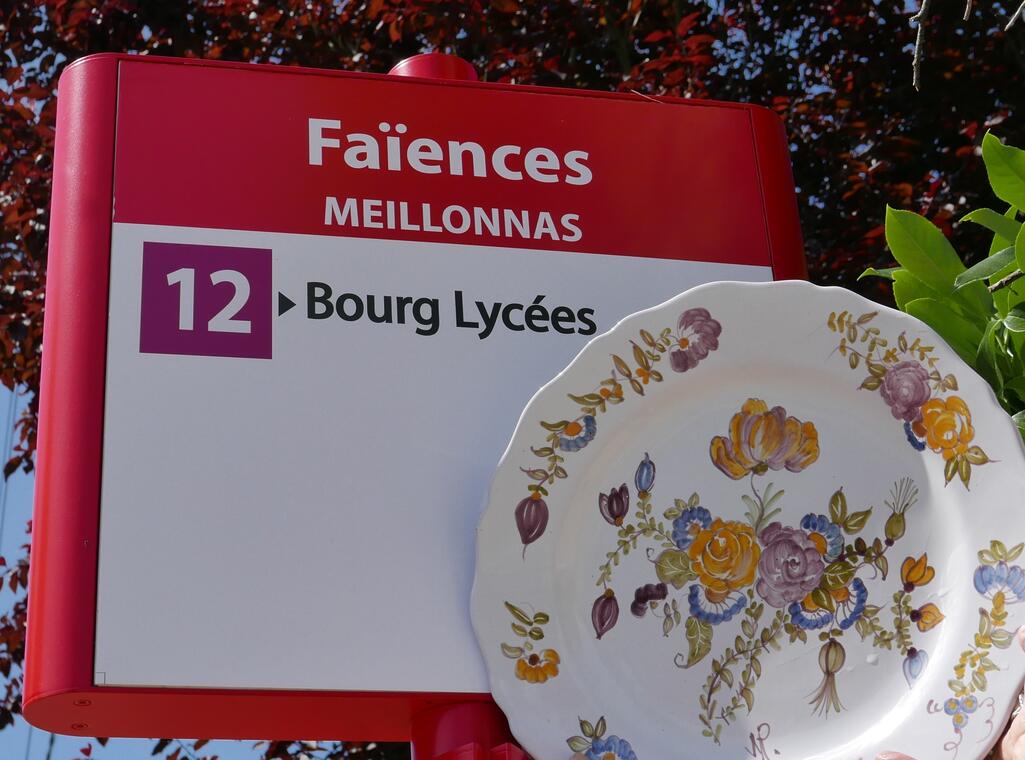 ligne 12 arrêt Meillonnas-Faïences