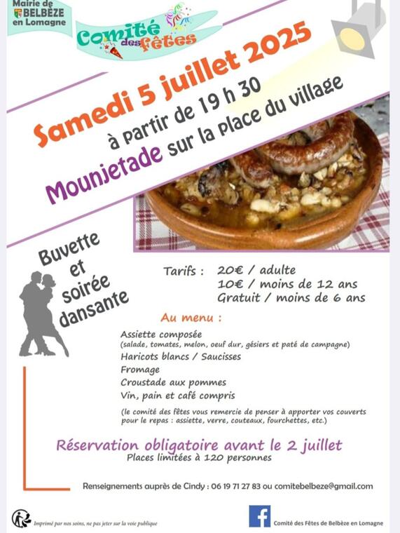 Mounjetade et soirée dansante_Belbèze-en-Lomagne