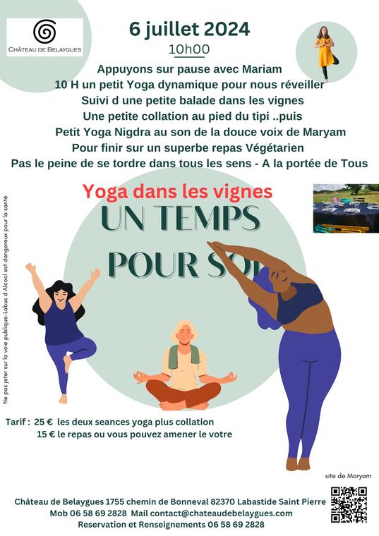 Yoga dans les vignes_Labastide-Saint-Pierre