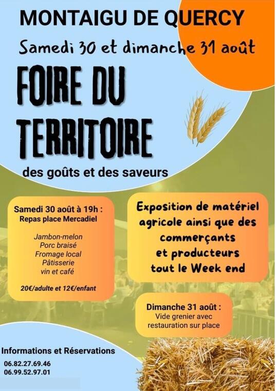 Foire du territoire - Fête des goûts et des saveurs_Montaigu-de-Quercy