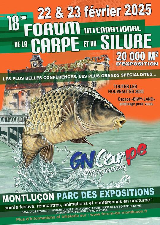 18ème Forum International de la Carpe et du Silure_Montluçon