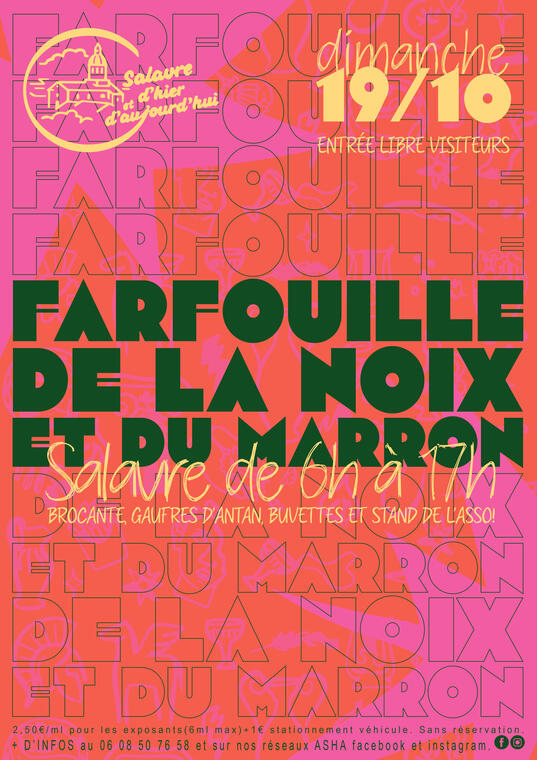 Affiche de la Farfouille 2025