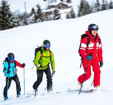 Ski randonnée avec l 'ESF_Oz-en-Oisans