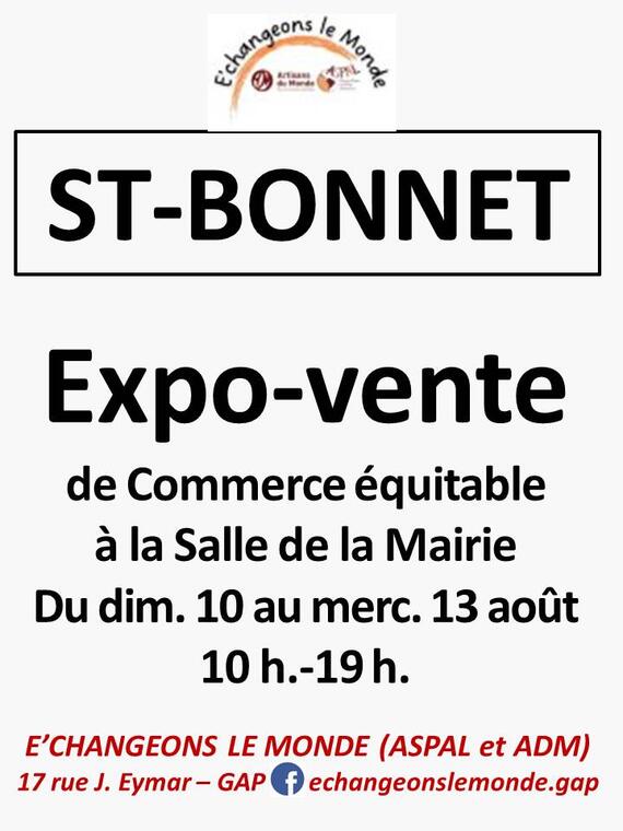 Expo-vente de commerce équitable
