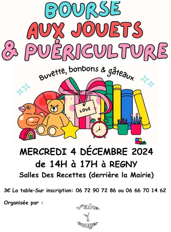 Bourse aux jouets et puériculture_Régny