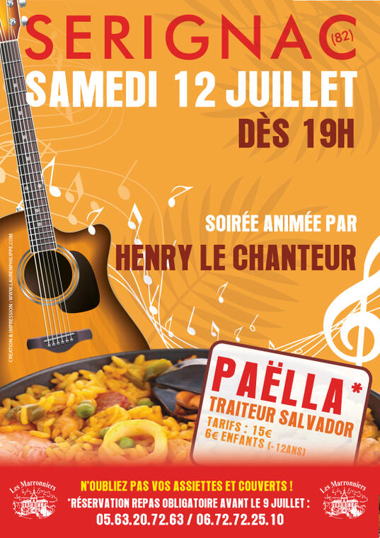 Concert et paëlla_Sérignac