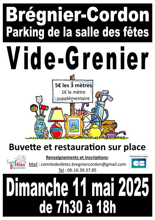 Vide grenier à Brégnier Cordon